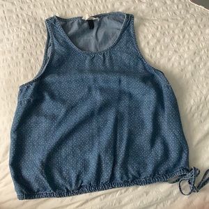 jean tank top